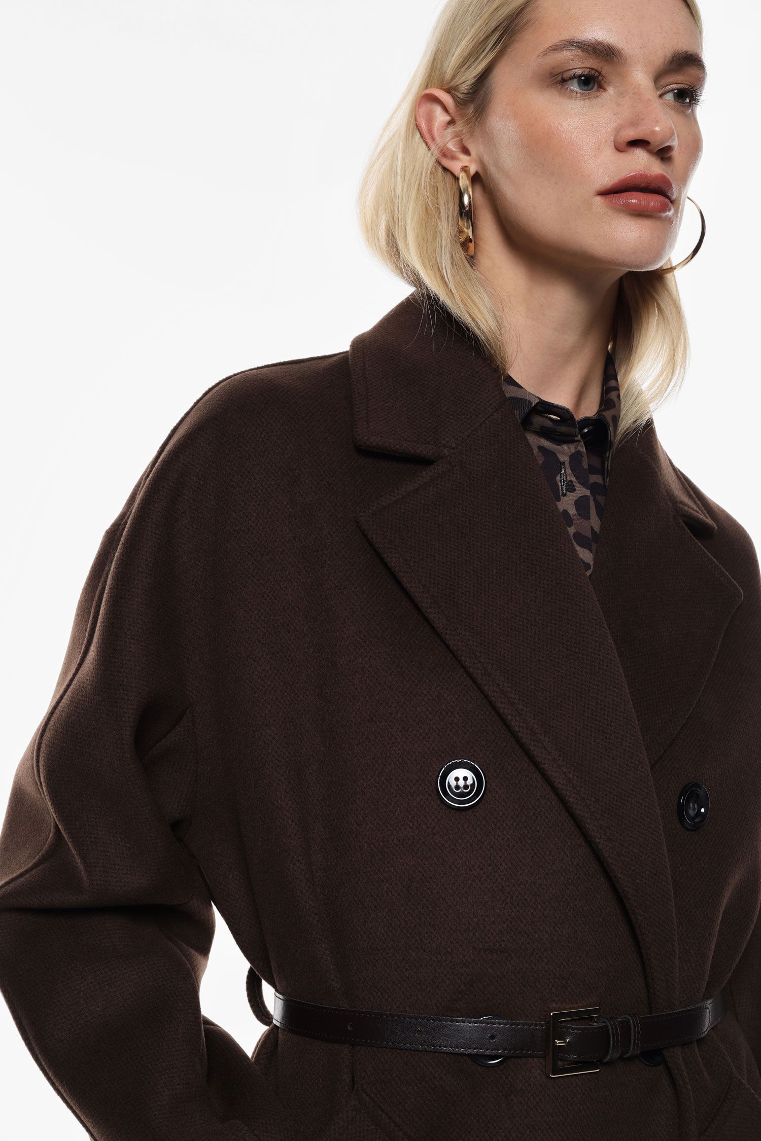 Cappotto lungo con doppia abbottonatura Imperial