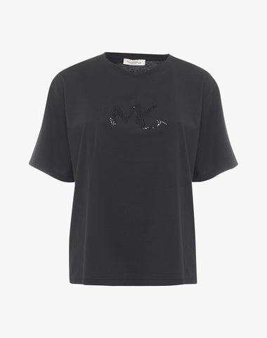 T-Shirt logo strass Manila Grace