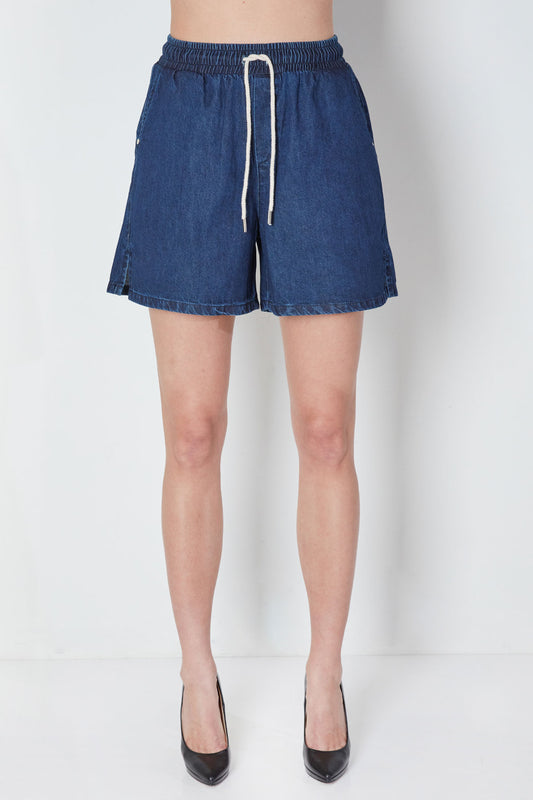 Short denim elasticato in vita Kaos Denim