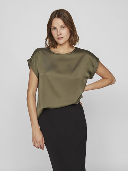 Blusa doppio tessuto Vila