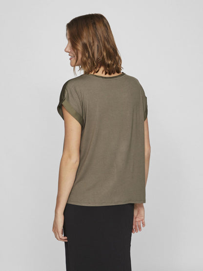 Blusa doppio tessuto Vila