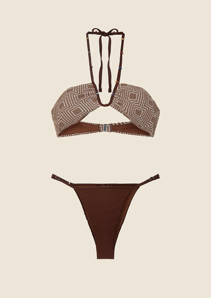 Bikini fascia con ferretto e slip regolabile Me Fui
